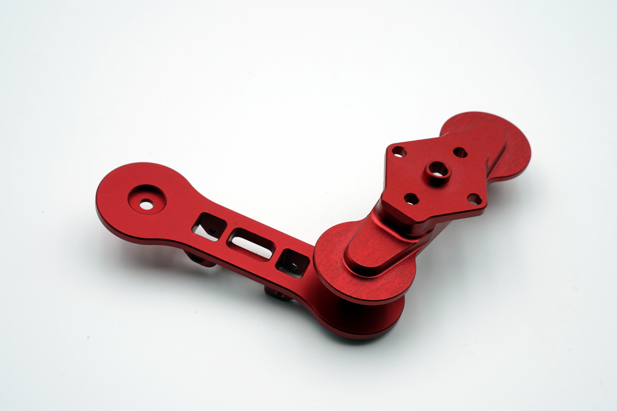 Red Anodized Aluminum 6061 Drone Propeller Bracket