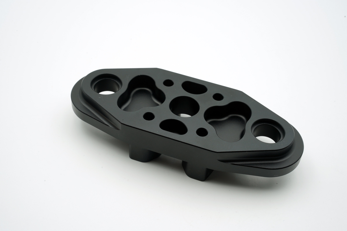 CNC Milled Black Anodized Aluminum 6061 Drone Parts