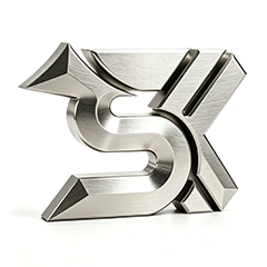 CNC machined part as machined