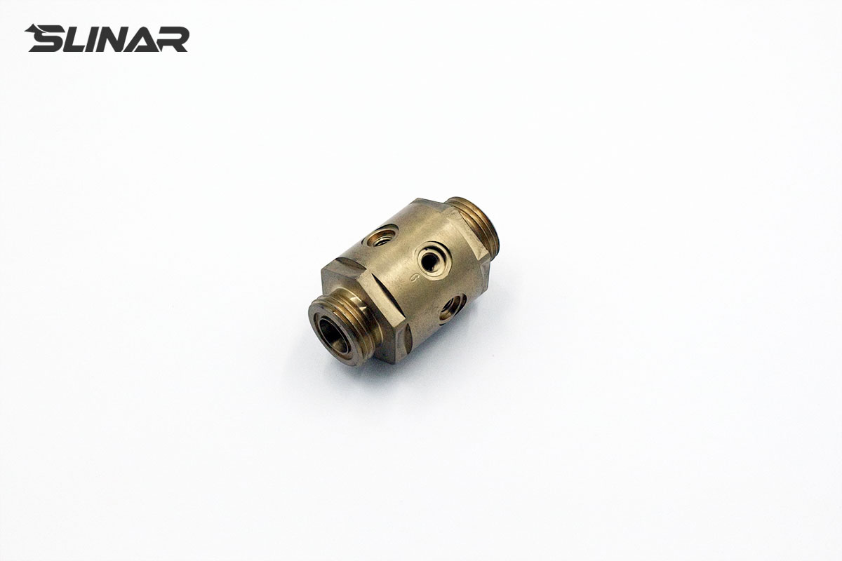 CNC Machined Brass Nozzle Part
