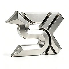 Bead Blasted and Anodized type II Finish Sample