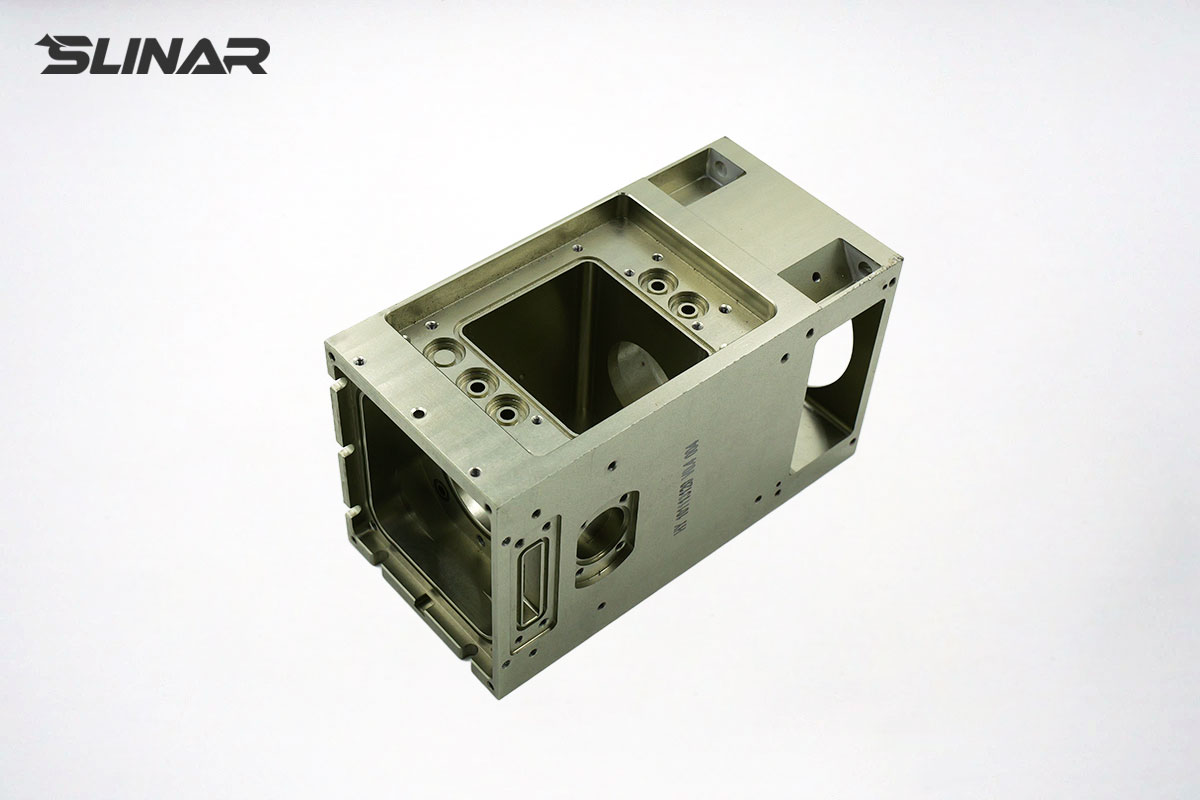 CNC milled 6061-T6 aluminum medium laser cavity
